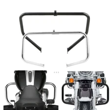 Highway Engine Guard Crash Bar Fit For Harley Touring Road Street Glide 09-2023