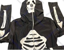 Skeleton Full Body GLOW IN THE DARK Boy's Youth Halloween Costume Size XL 