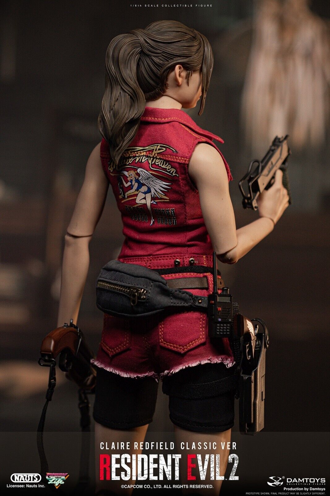 Pré-venda DAMTOYS DMS038 1/6 Resident Evil 2 – Claire Redfield