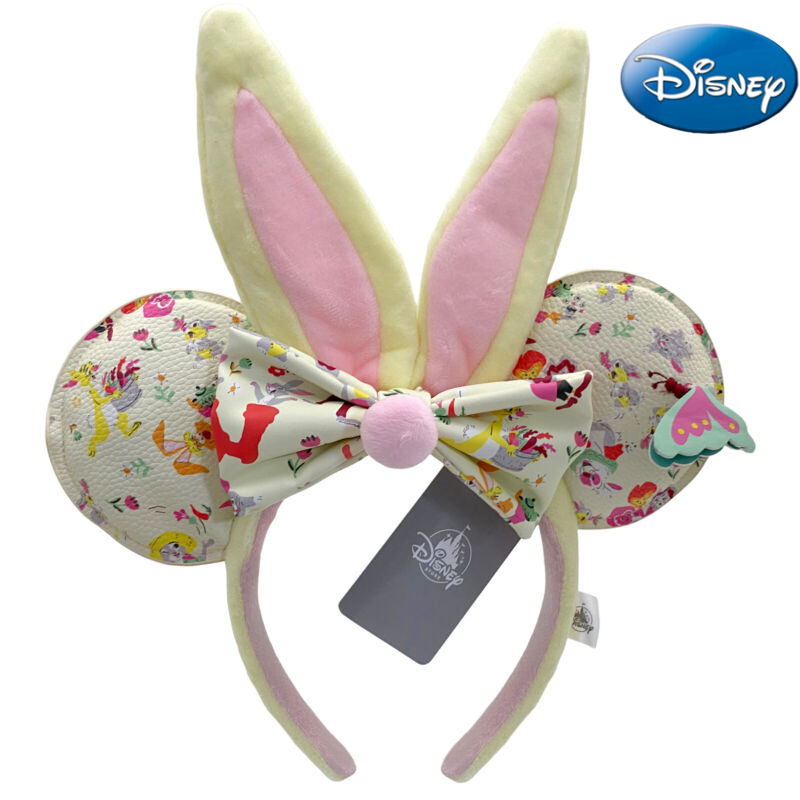 Disney-Park Rabbit Ears Headband Flower Fairy Bow Butterfly Hairband Cute Gift
