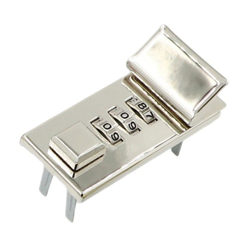 Alloy Notepad Password Lock DIY Alloy Lock Economic Briefcase Lock Handbag - Afbeelding 5 van 19