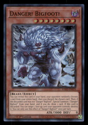 Danger! Bigfoot! (Alt Art) Quarter Century Bonanza #RA03-EN019 Super Rare LP