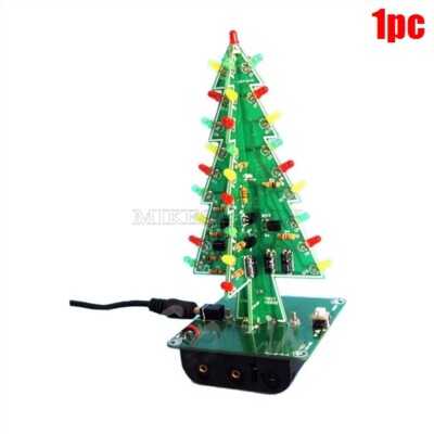 1Pcs Christmas Trees Led Kit Professional Flash Green Red Led Circuit New Ic yu
