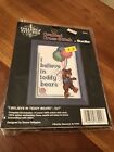 Bucilla Gallery Of Stitches I Believe In Teddy Bears Counted Cross Stitch Kit