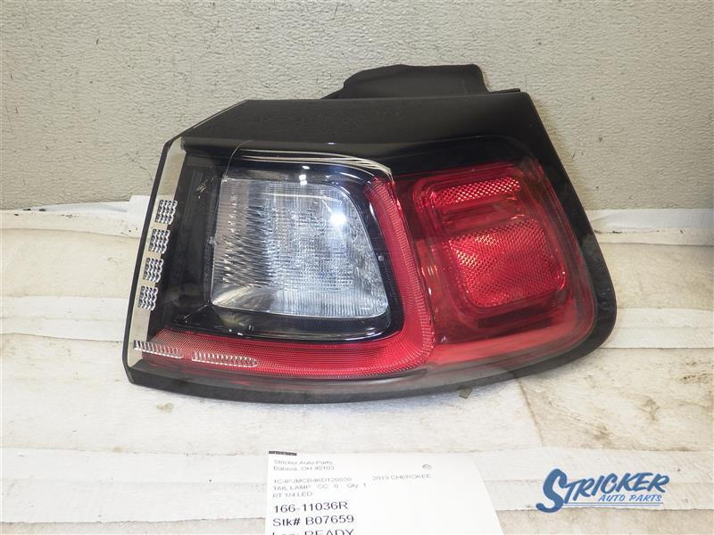 Jeep Cherokee 2019-2021 Right Tail Light Assembly LED B07659