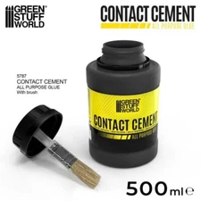 Contact Cement 500ml with Brush Applicator - contact glue for crafts and cosplay
