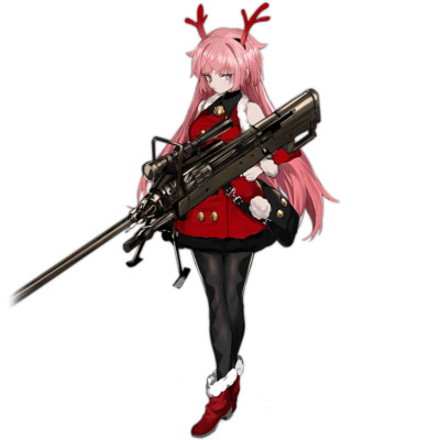NTW-20 Reindeer Girls Frontline Anime Weatherproof Sticker 6'' Car Decal
