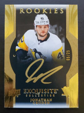 2023-24 Exquisite Collection Jonathan Gruden Gold Rookies Auto 5/25 #R4 Penguins