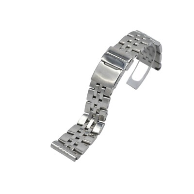24mm Steel Watch Bracelet For Breitling Chronomat, Navitimer, Crosswind, Colt