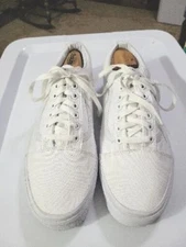 NEW VANS Old Skool True White men's 10.5 Womens 12 UNISEX 721356 Canvas