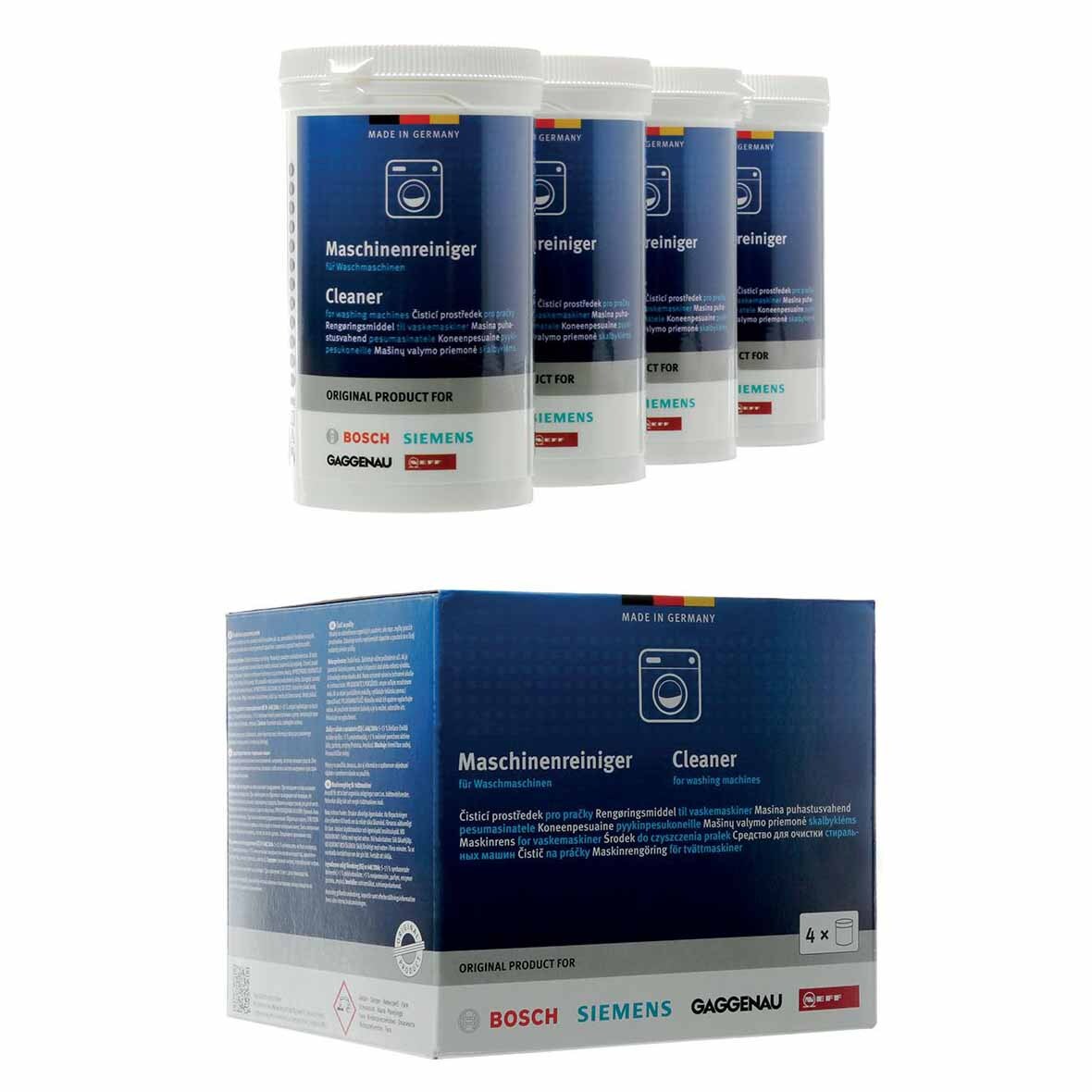 Bosch Siemens Waschmaschinenreiniger Reiniger 311929 4x200g für  