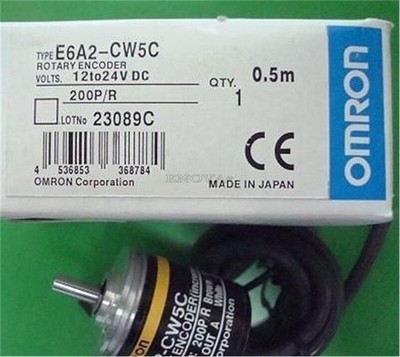 New 1Pcs Plc Rotary Encoder Incremental E6A2-CW5C 200P/R 12-24VDC Omron Plc si