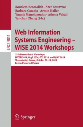 Thumbnail - Web Information Systems Engineering - Wise 2014 Workshops 15th