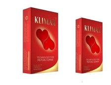 Klimax Mutual Climax dotted Condom for Men Strawberry Flavour Pack of 20