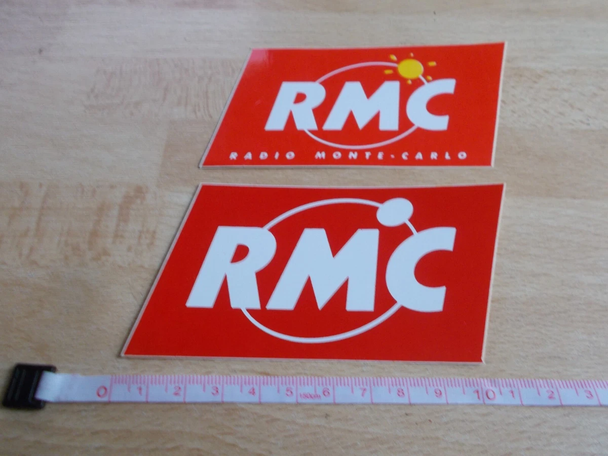 2 autocollant RMC RADIO MONTE CARLO eBay