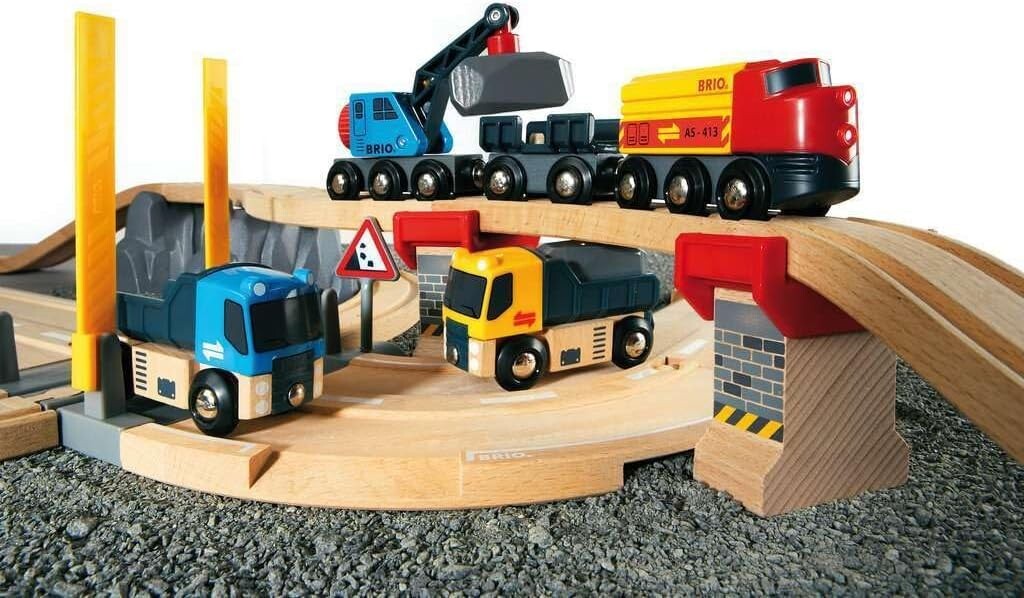 Brio World 33210 Rail & Road Quarry Set Educational Toy From Japan