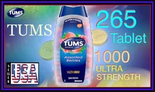 265 Chewable Tablets, Tums Ultra Strength 1000 Assorted, Berries Antacid Tablet