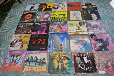 Lot of 25 CLASSIC ROCK LP's 1970's & 80's REO/KINKS/Police/YES/Trower