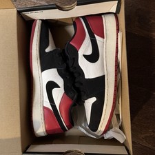 Jordan Air Jordan 1 Low GS White/Black/Red Youth 6.5Y UK6/EU39 553560-116