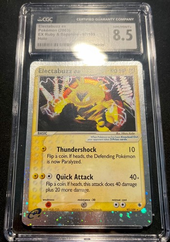 Electabuzz ex graded CGC 8.5 for sale on eBay