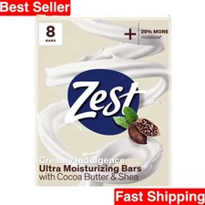 Bar Soap - 8 Bars - Enriched With Cocoa Butter And Shea for Ultra Moisturizin...