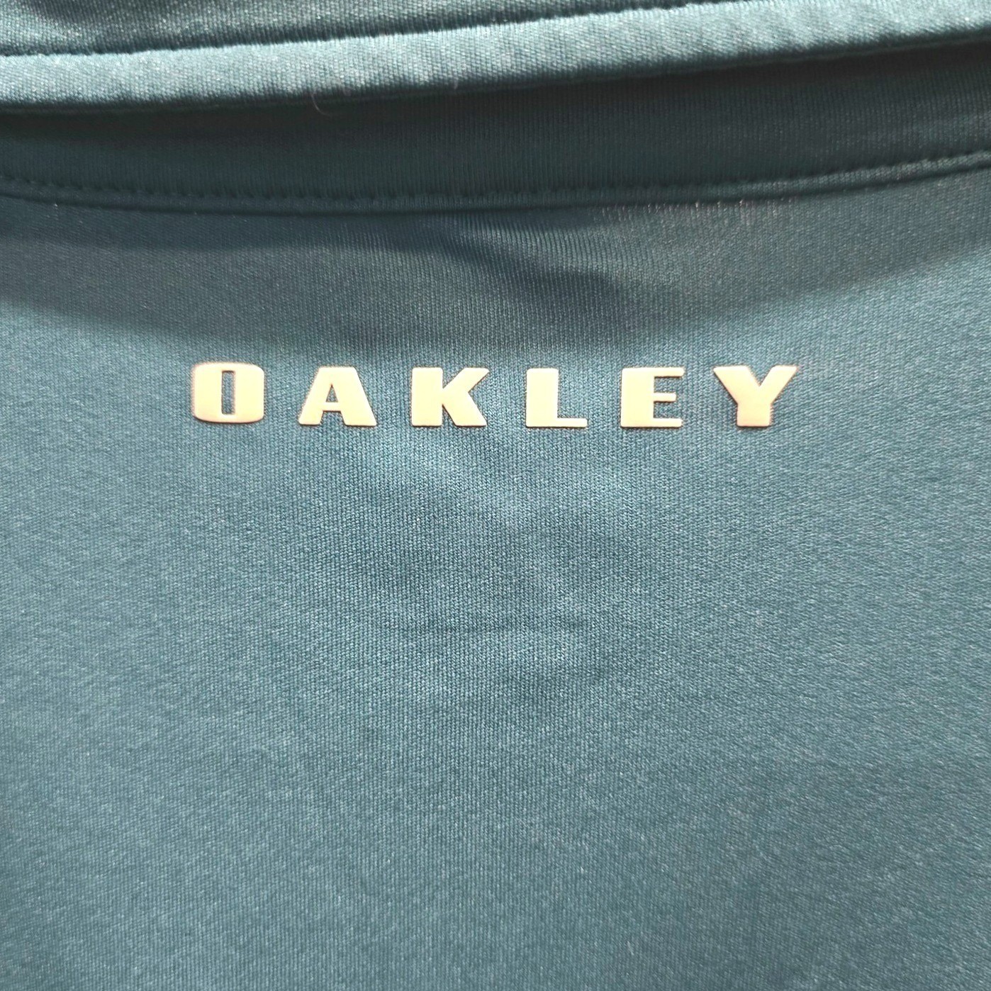 Oakley Golf Polo Shirt Mens 2XL Blue Color Block Regular Fit Performance image 6