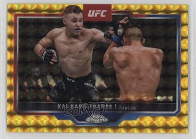 2025 Topps Chrome UFC Gold Geometric Refractor 40/50 Kai Kara-France #81 1co7