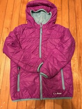LL Bean Kids Primaloft Jacket Pink Size 10-12