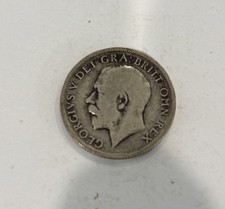 1917 Great Britain King George V Silver One Shilling  *