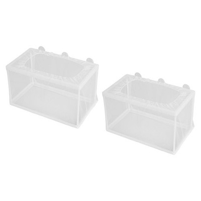 2x Aquarium Fish Breeding Box Live Bearer Net Tank Hatchery Baby Trap