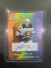 Stefan Noesen 2025-26 UD Allure Hockey Full Rainbow Auto New Jersey Devils RA-SN