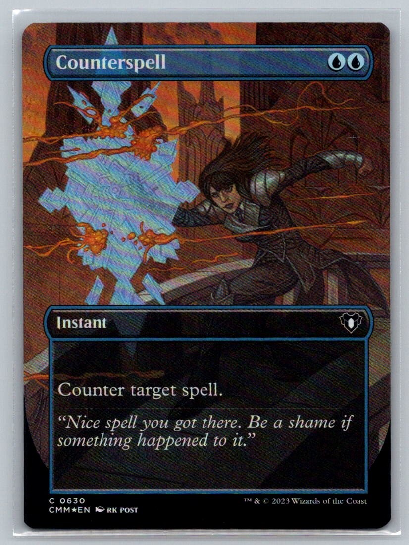 Counterspell (Borderless) C Commander Masters 630 LP