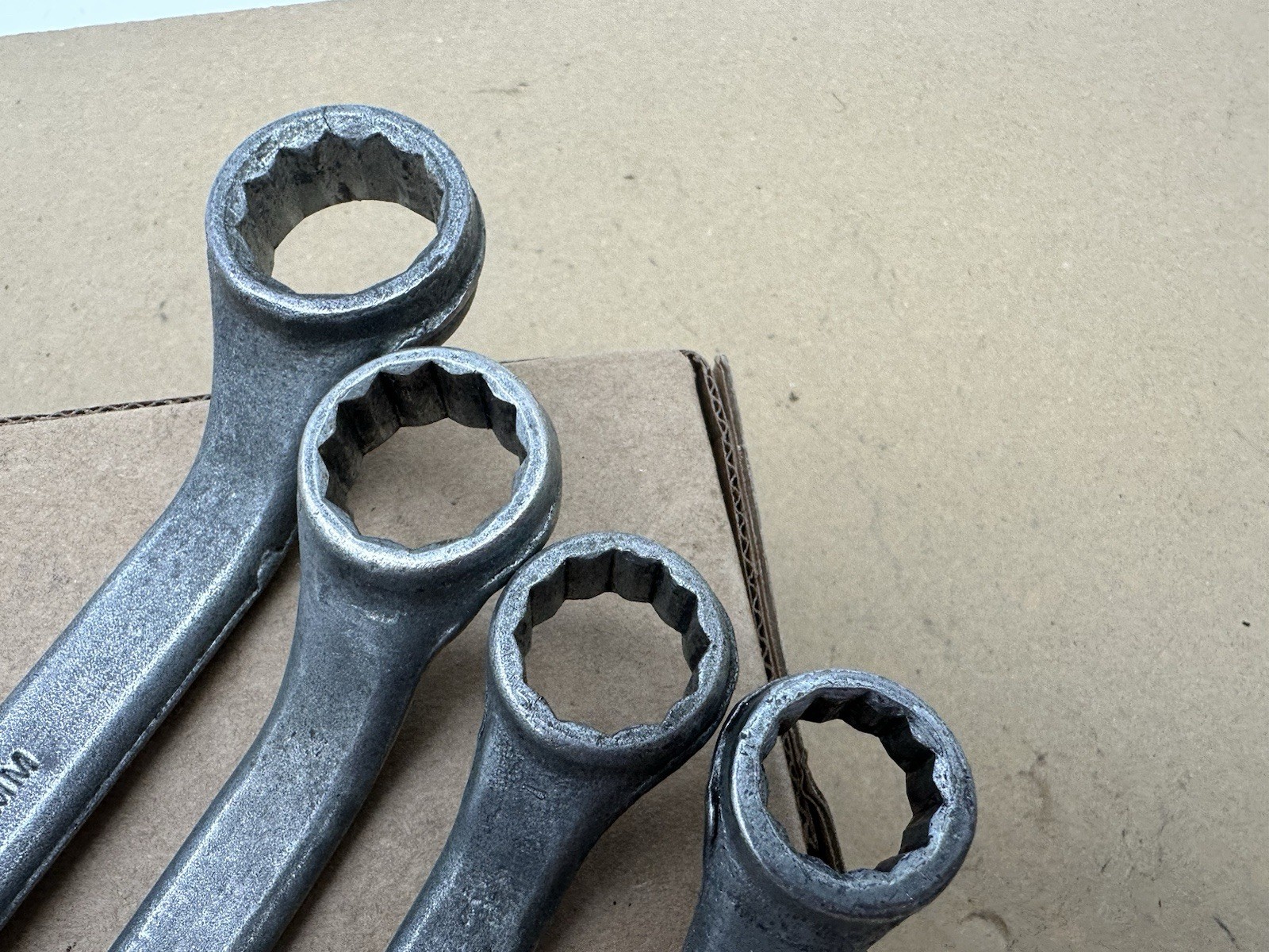 4pc PROTO CHALLENGER TOOLs METRIC OFFSET BOX END WRENCH Set 12 Pt USA 14-20 22mm