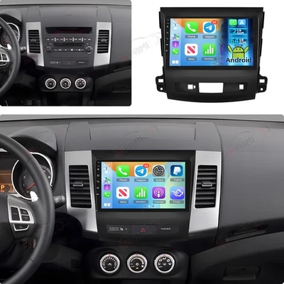 AMPRIME Android 15 Autoradio Für Mitsubishi Outlander Citroen Peugeot 4007 Navi Carplay