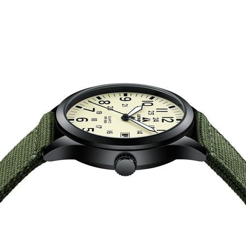 LN LENQIN Orologio Uomo Orologio Militare Orologio Campo Orologi Analogici Al - Foto 16 di 24
