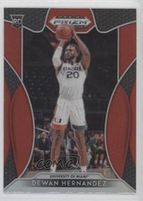 2019-20 Panini Prizm Draft Picks Red Prizm Dewan Hernandez #63 1u6