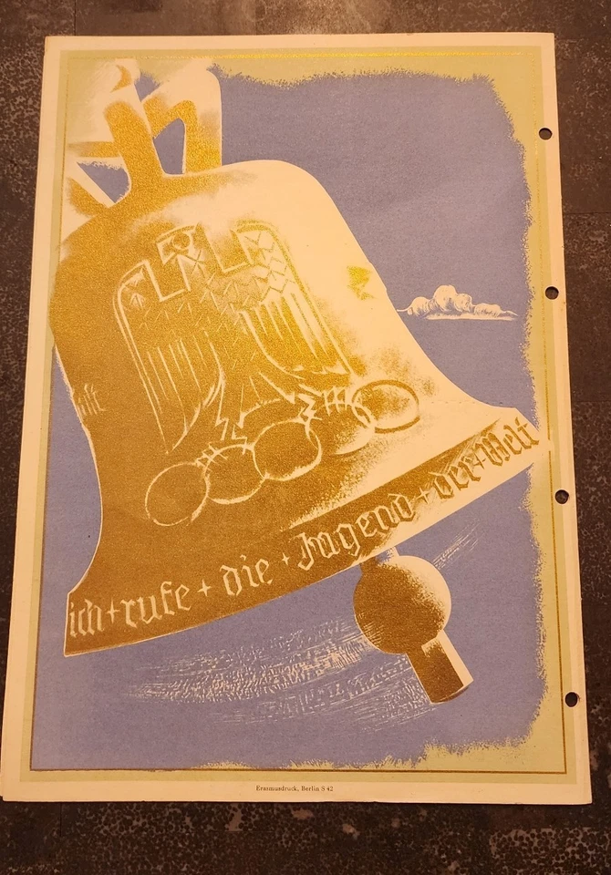 1936 Germany Berlin Olympics Telegram Cover Sports XI Olympic Games 8.5 x 11 Inc - Image 2 of 3