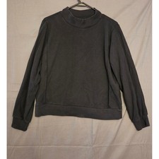 Everlane Crewneck Pullover Sweatshirt Women's Size Large Black