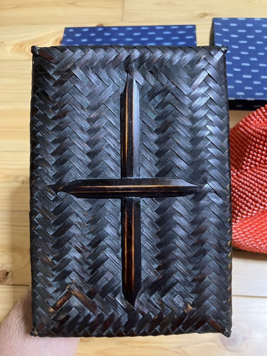 Bulk 2 items drawstring drawstring bag kinchaku k… - image 3