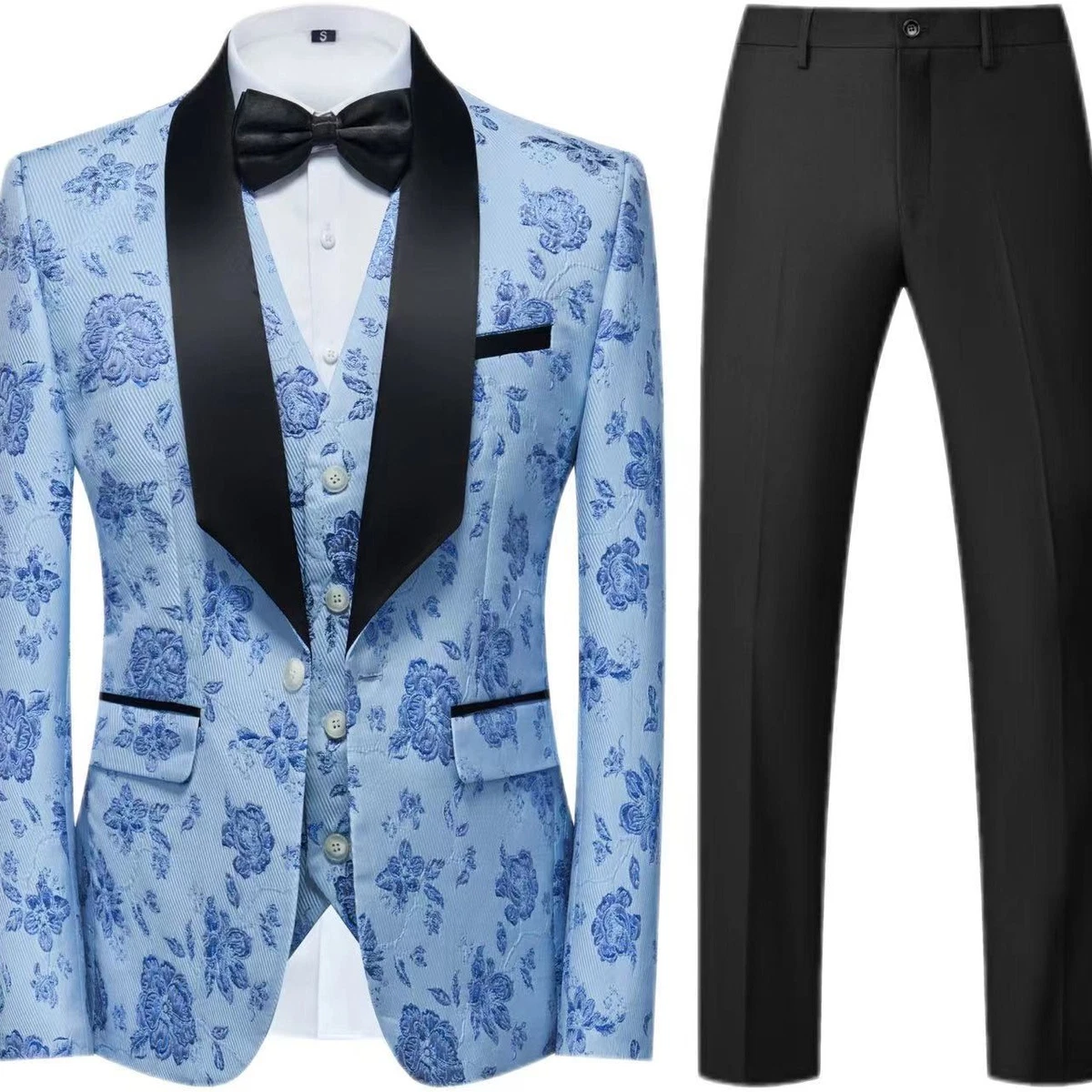 Mens Fashionable Loose Formal Three-piece Suit