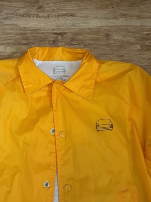 RARE Brockhampton Golf Wang Merch VX Coaches Jacket Size S Yellow Orange