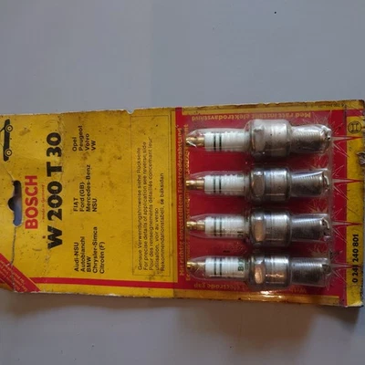 4 bougies anciennes BOSCH Auto - Photo 1/2