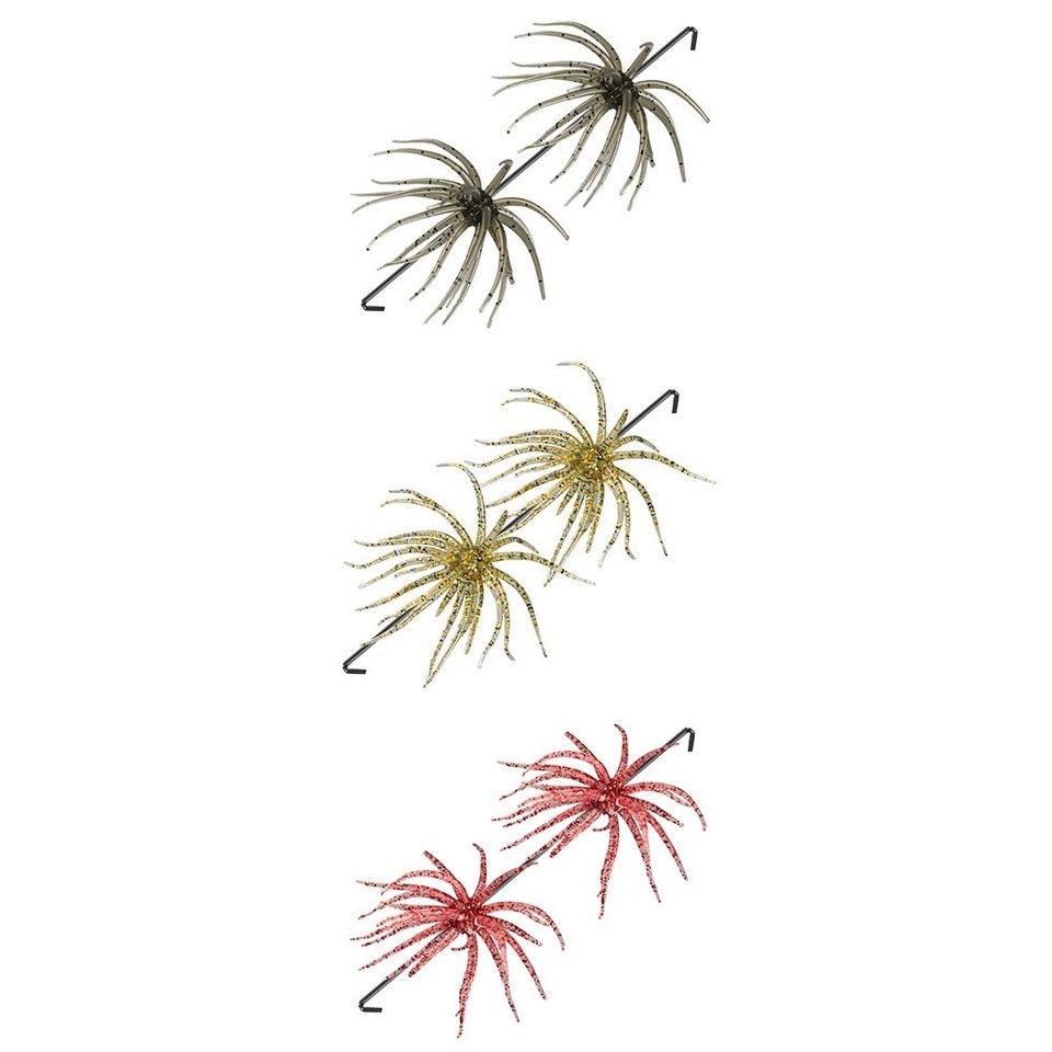 2 Leurres Souples En Forme D'oursin - Parfaits Pour La Pêche En Surface !