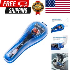 Manual Razor Travel Case Portable Plastic Manual Razor Trimmer Protector Blue