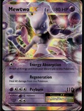 Mewtwo EX Ultra Rare XY Evolutions 52/108 Psychic Holo Pokemon Card