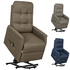 HOMCOM Lift Recliner Chair, Power Lift Sofa with Quick Assembly