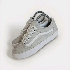 Vans Old Skool Jersey Grey & Speckled Skate Shoes Unisex Men 6.5/Women 8 School