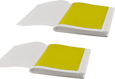 100 Sheets 3.7 X 3.4 Inches Rose Gold Leaf Sheets, Metallic Foil Paper, Rose Gol