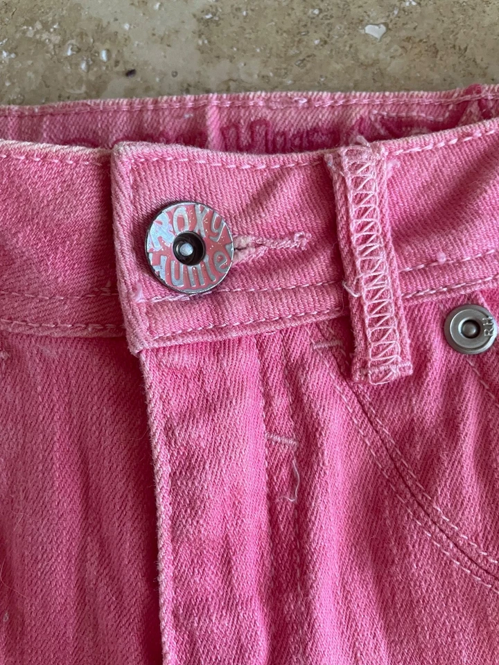 Шорты для девочек Roxy Hunter продаются ограниченным тиражом слишком 14 узкие оранжевые - Изображение 4 из 4