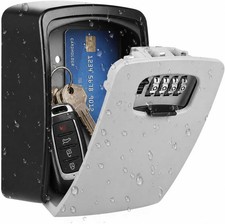 XXL Key Safe Wall Mounted, Diyife Heavy-Duty Key Lock Box for Car Keys Outdoor,